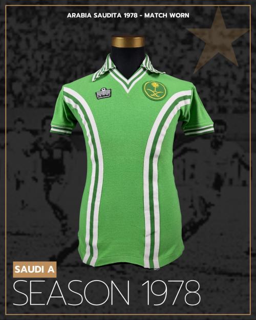 46   -  SAUDI ARABIA #5 | 1978 | MATCH WORN | PROVENANCE
