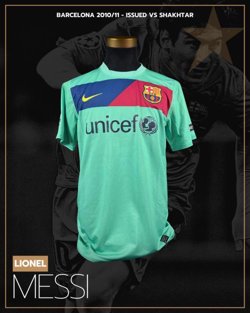 55   -  LIONEL MESSI #10 | 2010/11 BARCELONA UCL | GAME ISSUED vs SHAKHTAR