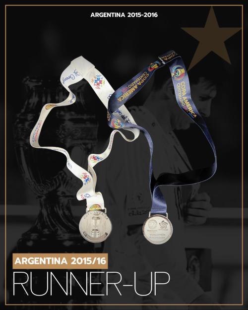 56   -  RUNNER-UP AMERICA CUP MEDALS | 2015-2016 ARGENTINA | PROVENANCE