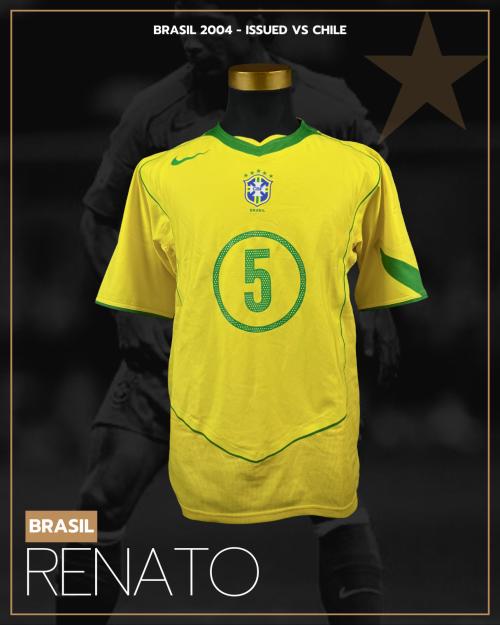 72   -  RENATO #5| 2004 BRASIL AMERICA CUP | GAME ISSUED vs CHILE | SWAPPED | PLAYER COLLECTION