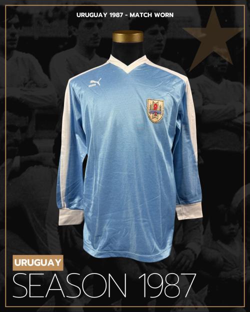 76   -  ENRIQUE BÁEZ #9 | 1987 URUGUAY AMERICA CUP | GAME ISSUED vs CHILE