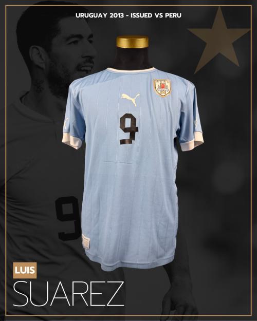78   -  LUIS SUÁREZ #9 | 2013 URUGUAY WCQ | GAME  ISSUED vs PERÚ | PLAYER COLLECTION