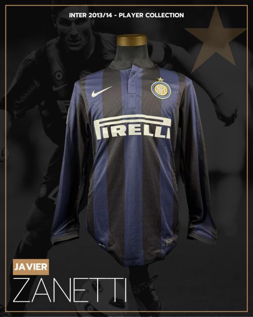 8   -  JAVIER ZANETTI #8 | 2013/14 INTER | GAME WORN vs SAMPDORIA | SWAPPED | PLAYER COLLECTION