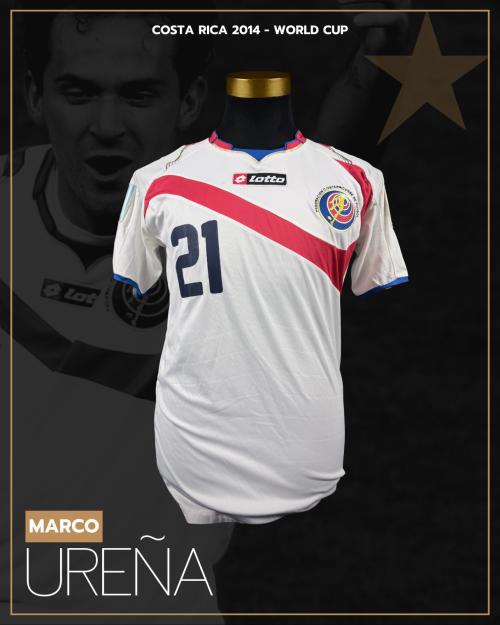 93   -  MARCO UREÑA  #22 | 2014 COSTA RICA WORLD CUP | GAME WORN vs URUGUAY | PROVENANCE