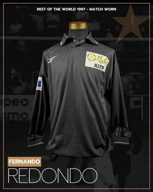 98   -  FERNANDO REDONDO #6 | 1997 REST OF THE WORLD AIFP | GAME WORN vs WHITE TEAM | SWAPPED | PLAYER COLLECTION