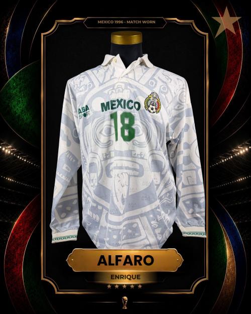 101   -  ENRIQUE ALFARO ROJAS #18 | 1996 MEXICO USA CUP | PROVENANCE