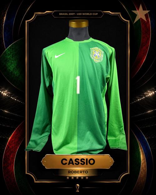 102   -  CASSIO RAMOS #1 | 2007 BRAZIL U-20 WORLD CUP | MATCH WORN