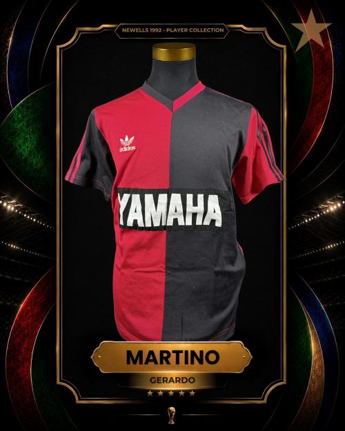 105   -  GERARDO MARTINO #8 | 1992 NEWELLS'S OLD BOYS LIBERTADORES CUP | GAME WORN vs U. CATÓLICA | SWAPPED | PLAYER COLLECTION