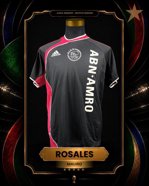 11   -  MAURO ROSALES #7 | 2006/07 AJAX UCL | GAME ISSUED vs COPENHAGEN | MATCH ISSUED