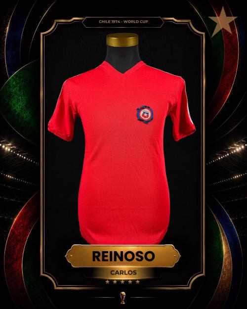 121   -  CARLOS REINOSO #10 | 1974 CHILE WORLD CUP | GAME WORN vs WEST GERMANY