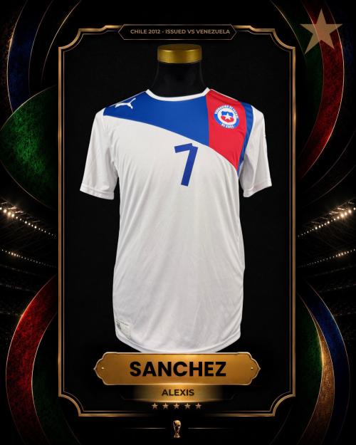 124   -  ALEXIS SANCHEZ #7 | 2012 CHILE WCQ | GAME ISSUED vs VENEZUELA | KITMAN COLLECTION