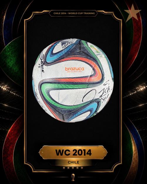 126   -  OFFICIAL MATCH BALL | 2014 CHILE WORLD CUP | TRAINING & WARM UP SESSIONS
