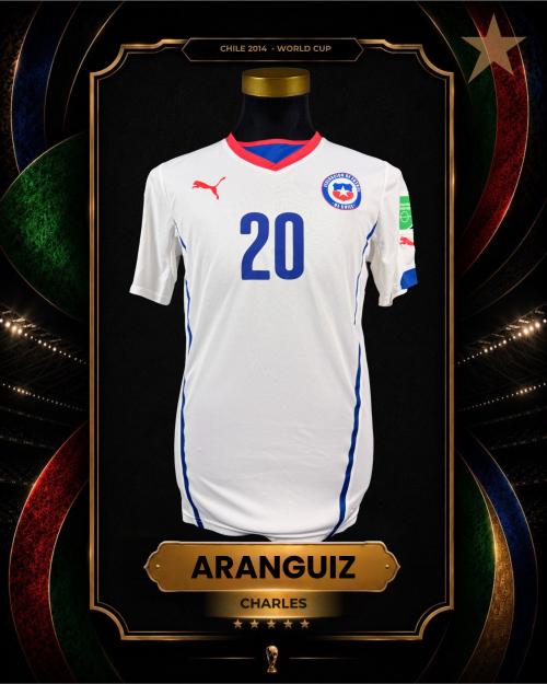 132   -  CHARLES ARANGUIZ #20| 2014 CHILE WORLD CUP | GAME ISSUED vs SPAIN | KITMAN COLLECTION