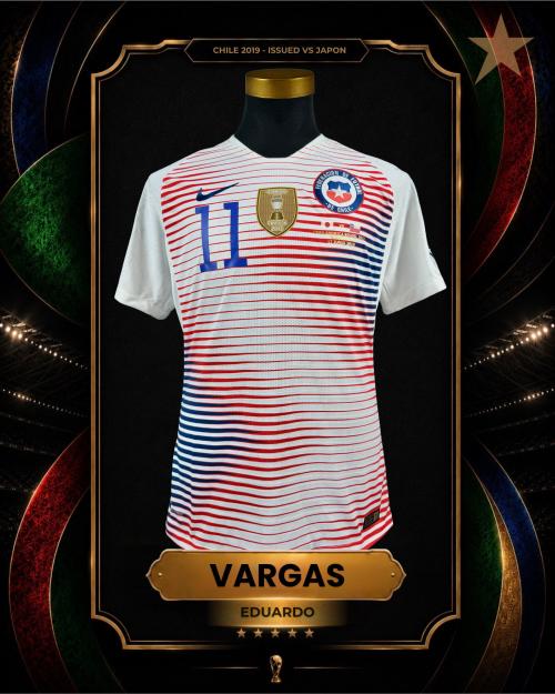 136   -  EDUARDO VARGAS #11 | 2019 CHILE AMERICA CUP | GAME ISSUED vs JAPAN | KITMAN COLLECTION