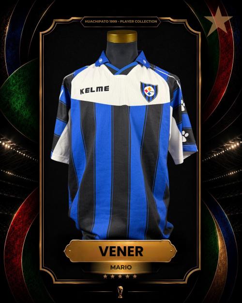 163   -  MARIO VENER #7 | 1999 HUACHIPATO | MATCH WORN | PLAYER COLLECTION
