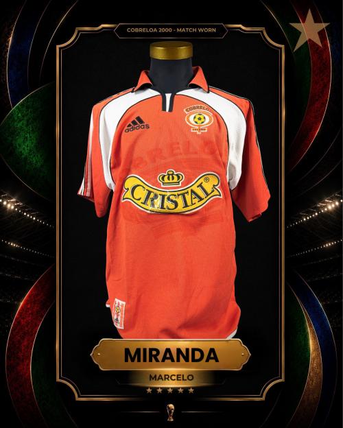 164   -  MARCELO MIRANDA #5 | 2000  COBRELOA | MATCH WORN