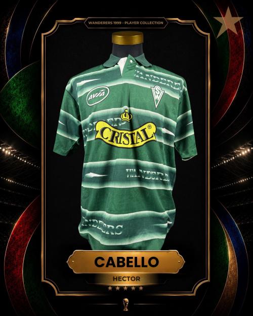 165   -  HECTOR CABELLO #10 | 1999 WANDERERS | MATCH WORN | PLAYER COLLECTION