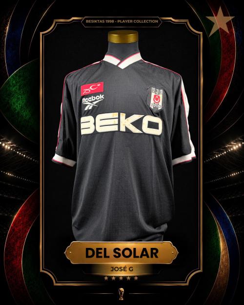 23   -  JOSÉ GUILLERMO DEL SOLAR #14 | 1998/99 BESIKTAS | MATCH WORN | UNWASHED | PLAYER COLLECTION