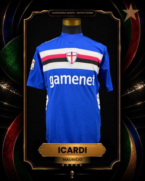 25   -  MAURO ICARDI #98 | 2012/13 SAMPDORIA | MATCH WORN  | PLAYER COLLECTION