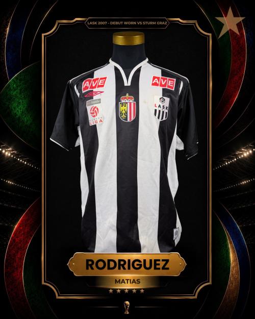 27   -  MATIAS RODRIGUEZ #31 | 2007/08 LASK Linz  | DEBUT WORN vs STURM GRAZ | PLAYER COLLECTION