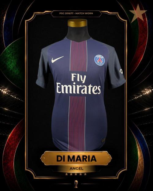 29   -  ANGEL DI MARIA #11 | 2016/17 PARIS SAINT GERMAIN | MATCH WORN