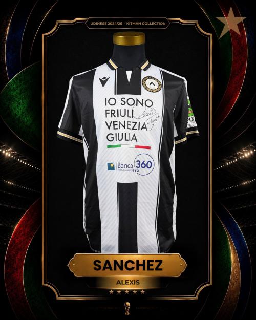 39   -  ALEXIS SANCHEZ #7 | 2024/25 UDINESE | MATCH WORN | KITMAN COLLECTION