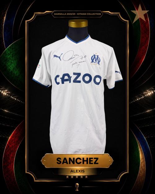40   -  ALEXIS SANCHEZ #70 | 2022/23 O. MARSEILLE | GAME WORN vs TOTTENHAM | KITMAN COLLECTION