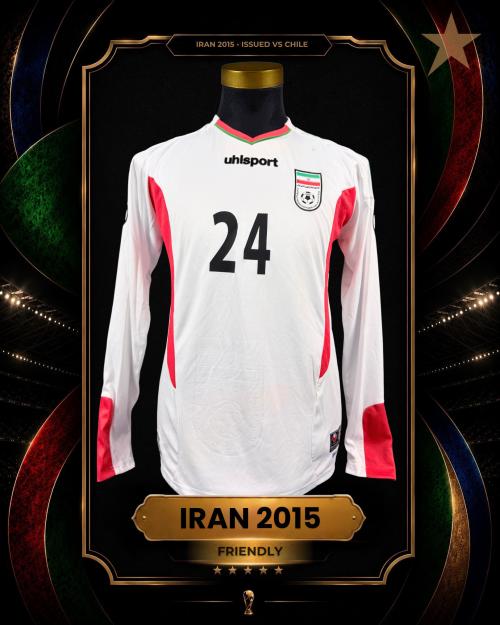 60   -  IRÁN #24 | 2015 | GAME ISSUED vs CHILE | KITMAN COLLECTION
