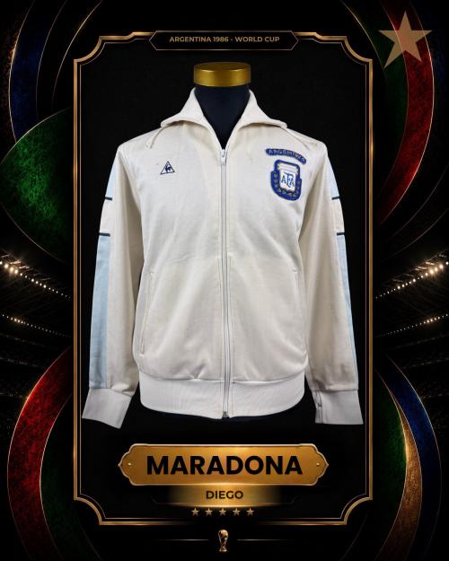 70   -  DIEGO MARADONA  | 1986 ARGENTINA WORLD CUP | CONCENTRATION JACQUET
