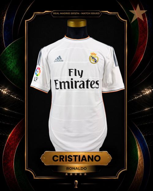 71   -  CRISTIANO RONALDO #7 | 2013/14 REAL MADRID | TRAINNING  WORN | AMAZING STORY