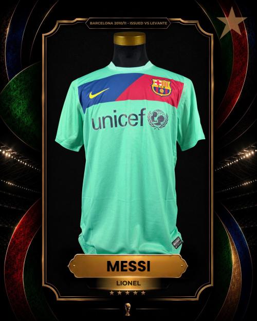 72   -  LIONEL MESSI #10 | 2010/11 BARCELONA | MATCH WORN | AMAZING STORY