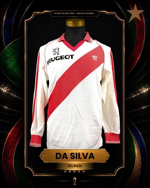 104   -  RUBÉN DA SILVA #10 | 1991 RIVER PLATE | MATCH WORN