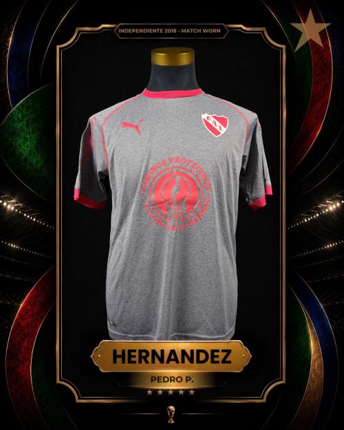 114   -  PEDRO PABLO HERNANDEZ #19 | 2018 LIBERTADORES | GAME WORN vs RIVER PLATE | KITMAN COLLECTION