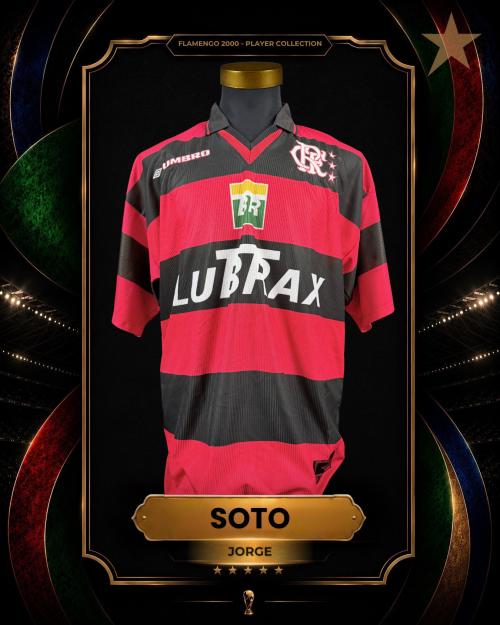 117   -  JORGE SOTO #14 | 2000 FLAMENGO | MATCH ISSUED | PLAYER COLLECTION