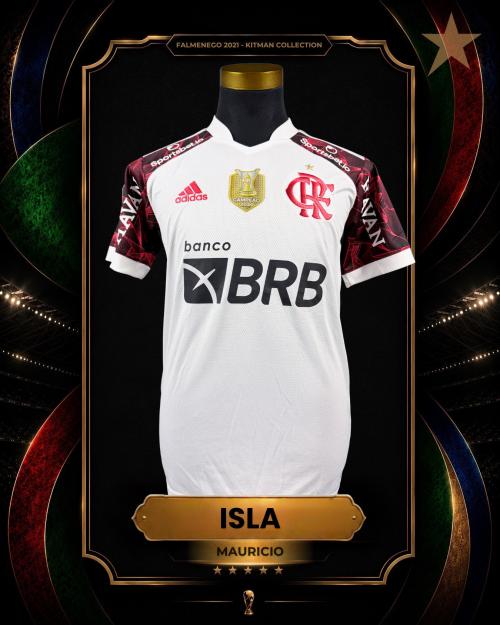 120   -  MAURICIO ISLA #44 | 2021 FLAMENGO | MATCH WORN | KITMAN COLLECTION