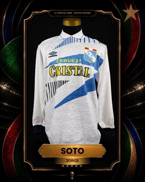 126   -  JORGE SOTO #4 | 1996 S. CRISTAL THREE-PEAT | MATCH WORN | PLAYER COLLECTION