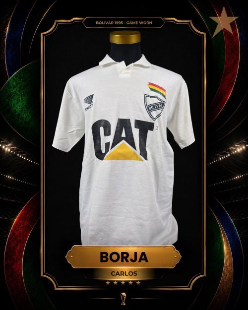 128   -  CARLOS BORJA #8 | 1995 BOLIVAR LIBERTADORES | GAME WORN VS S.CRISTAL | SWAPPED | PLAYER COLLECTION