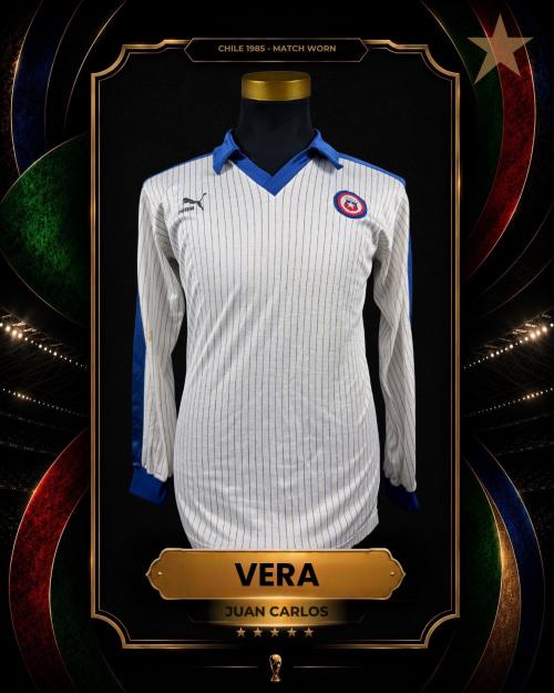 133   -  JUAN CARLOS VERA #11 | 1985 YOUTH TEAM | MATCH WORN | EXCLUSIVE DESIGN
