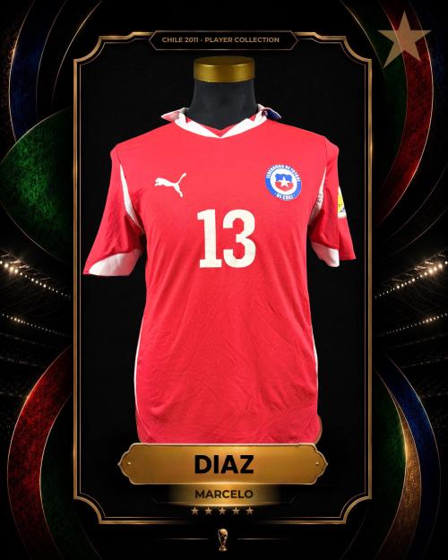 138   -  MARCELO DIAZ #13 | 2011 CHILE | DEBUT WORN vs URUGUAY | PLAYER COLLECTION