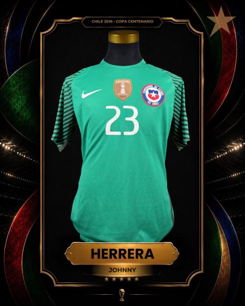 143   -  JOHNNY HERRERA  #23 | 2016 CHILE CENTENARIO | FINAL ISSUED vs ARGENTINA | KITMAN COLLECTION