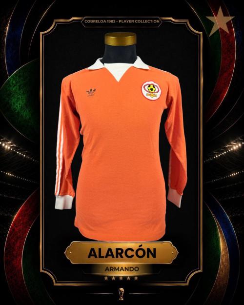153   -  ARMANDO ALARCÓN #6 | 1982 COBRELOA | GAME WORN vs TRASANDINO | SWAPPED | PLAYER COLLECTION