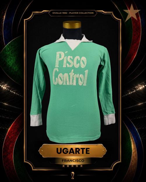 155   -  FRANCISCO UGARTE #8 | 1982 DEPORTES OVALLE | MATCH WORN | PLAYER COLLECTION
