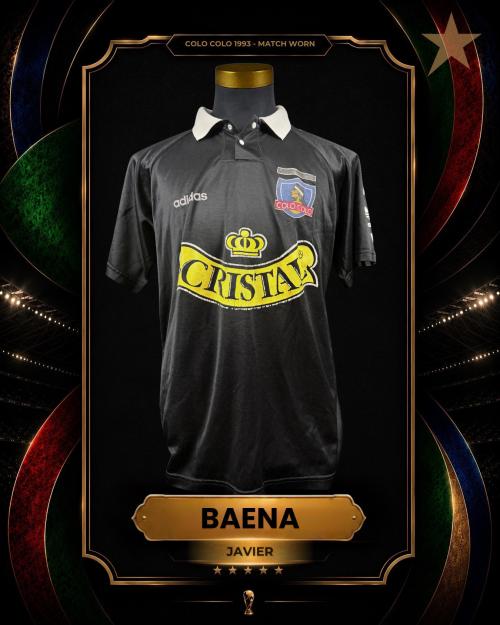 160   -  JAVIER BAENA #3 | 1993/94 COLO COLO | MATCH WORN