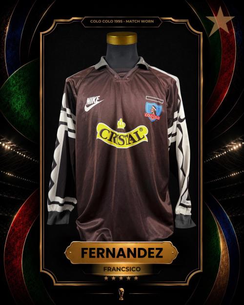 161   -  FRANCISCO FERNÁNDEZ #22 | 1995 COLO COLO | MATCH WORN