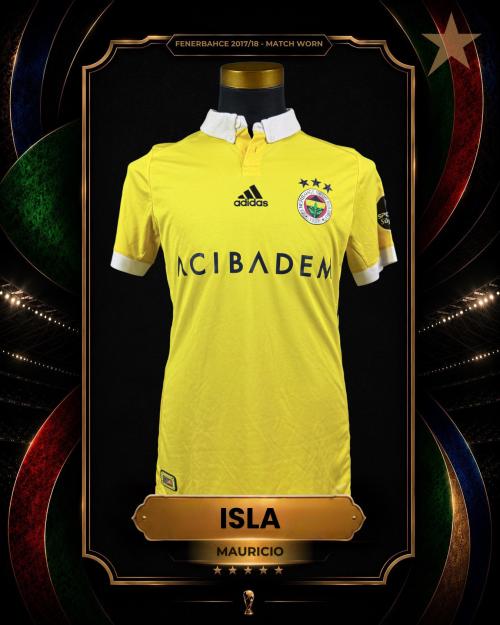 18   -  MAURICIO ISLA #4 | 2017/18 FENERBAHCE | MATCH WORN | KITMAN COLLECTION