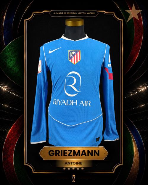 30   -  ANTOINE GRIEZMANN #7 | 2025/26 AT. MADRID COPA DEL REY | GAME WORN vs BETIS