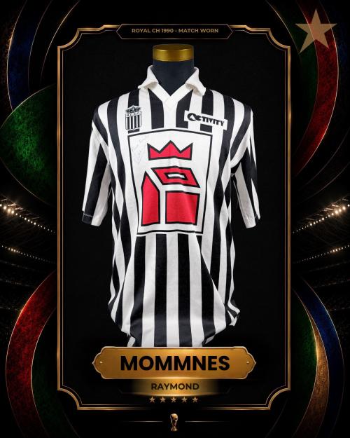 38   -  RAYMOND MOMMNES #10 | 1990 ROYAL CHARLEROI | MATCH WORN | GIFTED | PLAYER COLLECTION