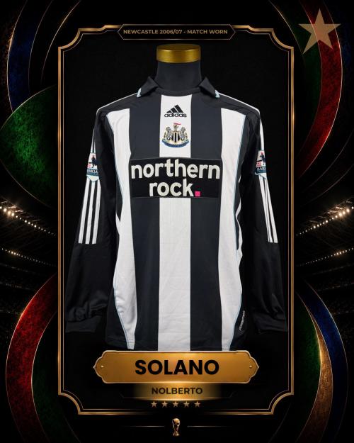 45   -  NOLBERTO SOLANO #4 | 2006/07 NEWCASTLE | GAME WORN VS BLACKBURN | LAST EPL HOME MATCH | PLAYER COLLECTION