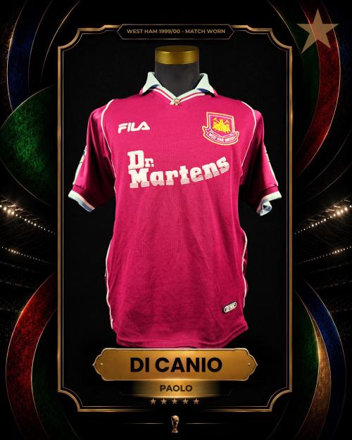47   -  PAOLO DI CANIO #10 | 1999/00 WEST HAM| GAME WORN VS NEWCASTLE | SWAPPED| PLAYER COLLECTION
