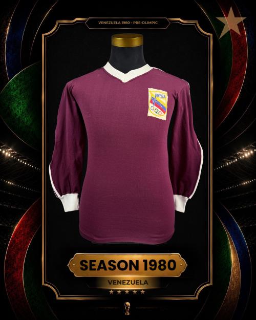 55   -  VENEZUELA #21 | 1980 PRE-OLIMPIC | MATCH WORN